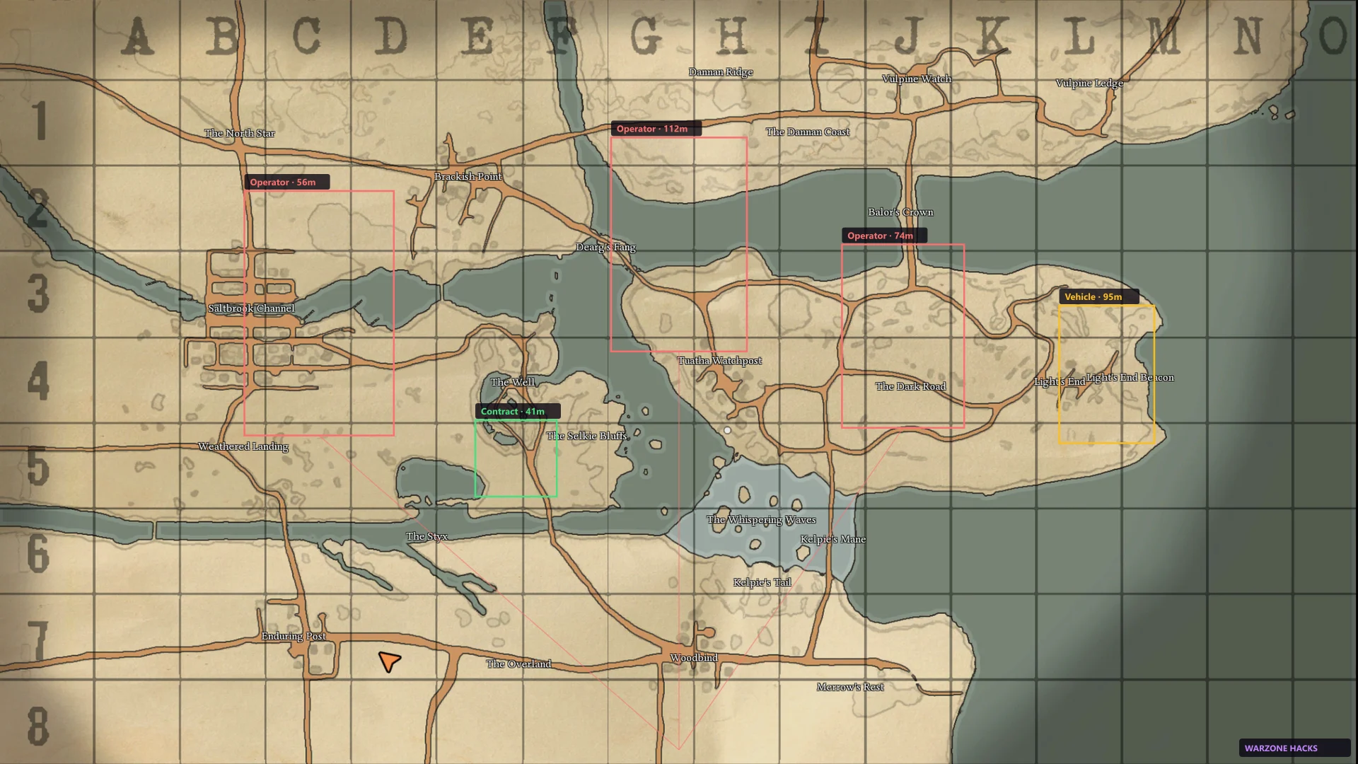 ESP player boxes in an Foxhole raid